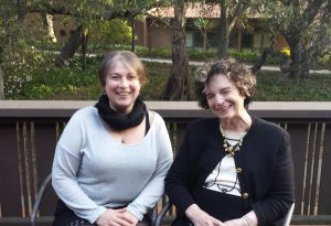 Dr. Mary Main and Dr. Lisa Mortimore at the Adult Attachment Interview Training, Berkeley January 2015